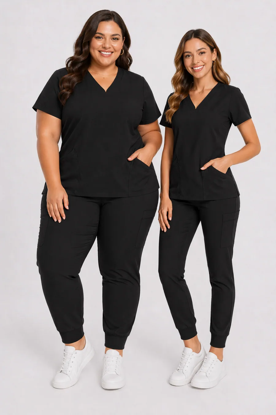 Noir Minimal Scrub Set