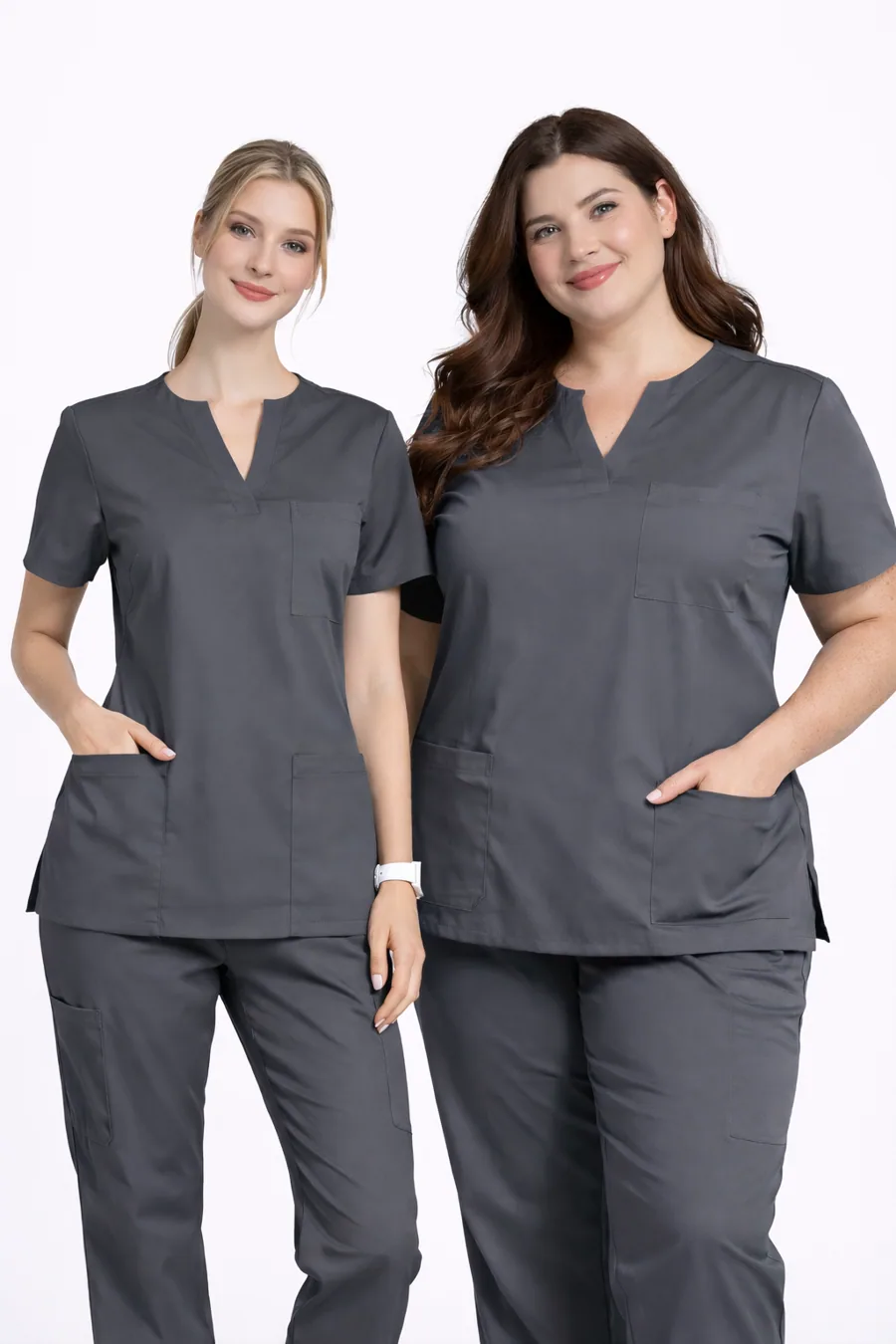 Atelier Tailored Scrub Set — Scrub Set in Grey