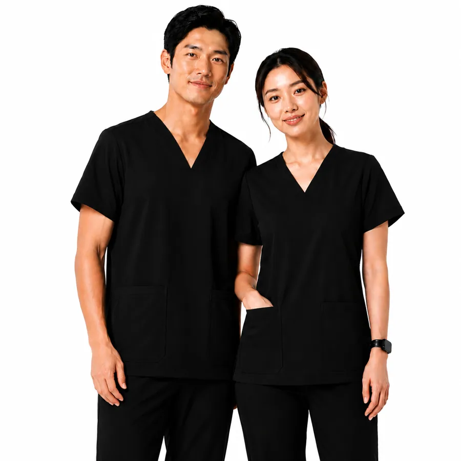Aurelia Signature Scrub Set — Scrub Set in Black